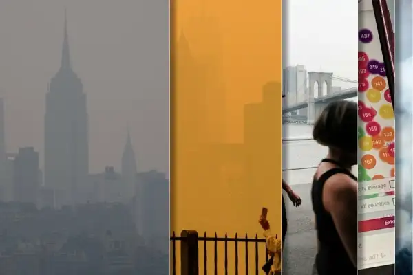Air quality live updates: New Canadian wildfires smoke rolls across New York