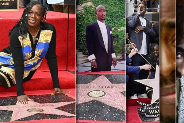 California Love: Rapper Tupac honored with star in Hollywood