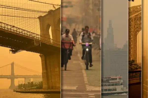 New York City air quality reaches dangerous levels due to Canadian wildfire smoke