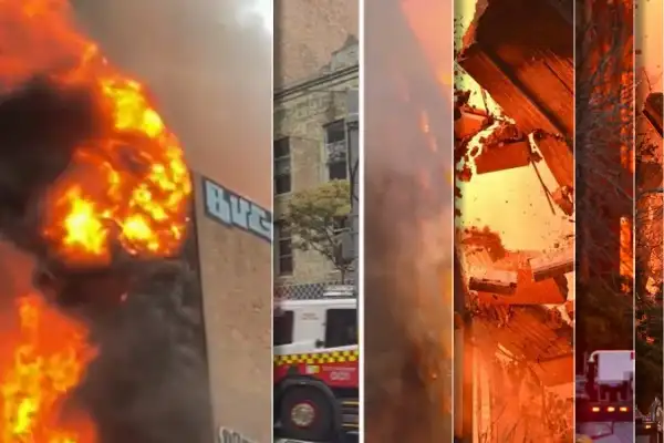 Teens hand themselves in to police over Sydney fire