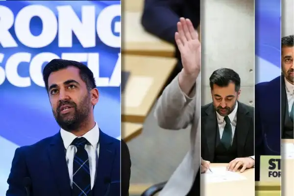 Yousaf sworn in as Scotland's new leader amid party row