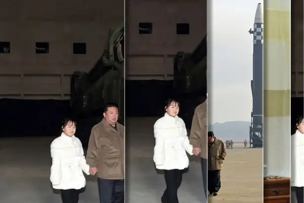 Kim oversees North Korean ICBM launch with daughter in tow