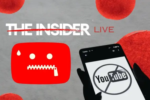 YouTube заблокировал канал The Insider Live за «спам и скам»
