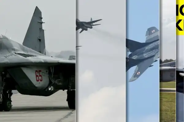 Ukraine gets MiG-29s — collage
